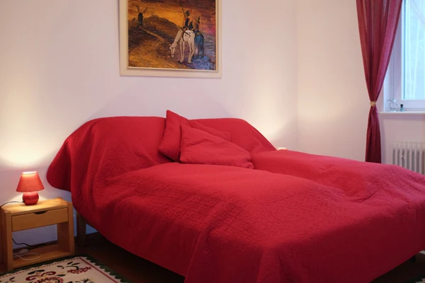 Bedroom with double bed
